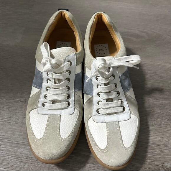 George Brown Bilt‎ Men\'s Morgan Oxford Sneaker Shoes Sz 10 in White/Cement main image 10